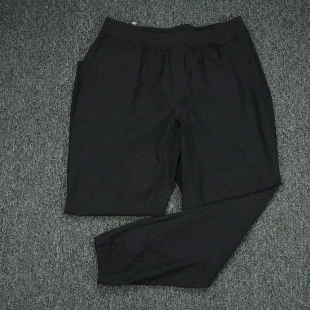Legends Pants Mens XL Black Aviaton Jogger Athletic Zip Pocket Tapered